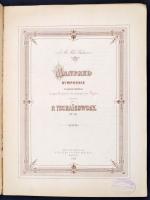 Csajkovszkíj: Manfréd szimfónia: zongoraátirat 4 kézre kottafüzet