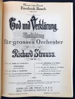 Strauss: Halál és megdicsőülés zongoraátirat 4 kézre kottafüzet