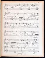 Giordano: Andrea Chénier zongoraátirata. kottafüzet