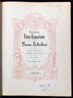 Schubert zongoradarabok. kottafüzet