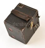cca 1930 Zeiss Ikon Era Box 6x9-es fényképezőgép, Goerz Frontar objektívvel, kopott, néhol rozsdás, ...