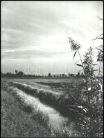 Berekméri Zoltán (1923-1988): Fény a táj felett, feliratozott fotóművészeti alkotás, 40×30 cm