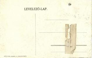 1913 BTC és FTC labdarúgó (foci) meccs. Saját kézzel rajzolt / Hungarian football match. hand-drawn ...
