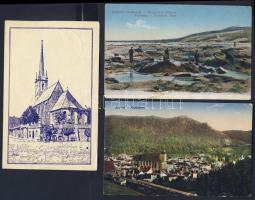 ERDÉLY 160 db képeslap közte kevés román és népviselet is / TRANSSYLVANIA 160 old postcards with some folklor and a few Romania