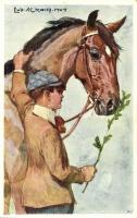 Racing horse. B.K.W.I. 566-6. s: Ludwig Koch