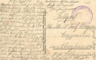 1916 Erobertes französ. Geschütz auf d. Comreshöhe / WWI German and Austro-Hungarian K.u.K. military...