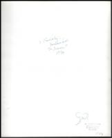 1984 Gink Károly (1922-2002): Kodály - Budavári Te Deum, pecséttel jelzett, aláírt fotó, sarkán töré...