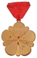 Németország DN "Pietas Julia Verdienst" zománcozott fém kitüntetés kis mellszalagon (54mm)...