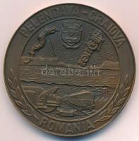 Románia DN Pelendava - Craiova Br emlékérem (60mm) T:2 Romania ND Pelendava - Craiova Br commemorative medal (60mm) C:XF