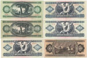 1960-1975. 10Ft (2x) + 1980. 20Ft (3x) + 1965. 50Ft T:II-III