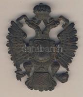 Ausztria 1800-as évek második fele Be katonai csákójelvény T:2