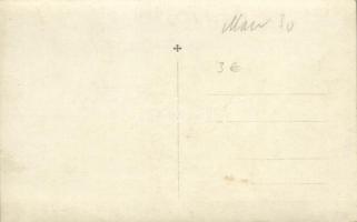 Soldiers with cannon, German military group photo