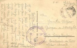 1942 Geschützreinigen in luftiger Höhe / WWII Wehrmacht (armed forces of Nazi Germany), Kriegsmarine...