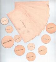 24db-os játékpénz, 2f-100Ft-ig T:1-,2