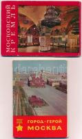 3 db MODERN külföldi képeslapfüzet: Kijev és Moszkva / 3 modern European postcard booklets: Moskow and Kiev