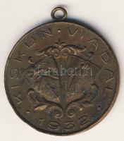 1934. "Kiskun viadal 1932" Br díjérem T:2/3 kis ph.