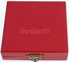 ~1970. "MHSZ Eredményes Munkáért" zománcozott jelvény eredeti dísztokban (31x42mm) T:2,2- ...