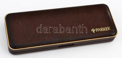Ezüstszínű Parker töltőtoll és golyóstoll, jó állapotban, tokban