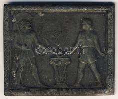 1947. "Mezőközpont T.E. dísztornája" fém plakett T:2