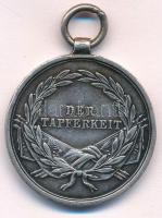 1914. "Ferenc József Bronz Vitézségi Érem / Der Tapferkeit" jelzetlen Ag kitüntetés mellsz...