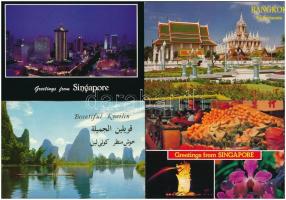 20 db MODERN távol-keleti képeslap / 20 modern Far Eastern postcards