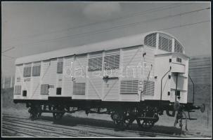 cca 1930 Ganz vasúti kocsi fotója / Railway wagon photo 16x12 cm