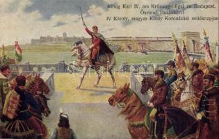 IV. Károly, magyar király koronázási emléknapján / Charles I of Austria on the day of his crowning