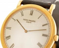 Patek Philippe Calatrava kézi felhúzós 18K arany óra Cal 177, 3520/D  Jelzett, működő, jó állapotban...