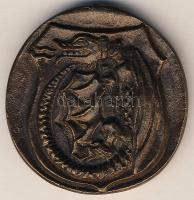 1982. "Báthori piacz" dekoratív Br kisplasztika T:2