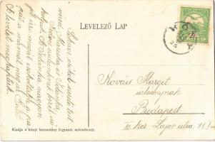 1914 Kóny, vasútállomás, gazdatiszti lak, Fő utca. Kiadja a kónyi keresztény fogyaszt. szövetkezet (...