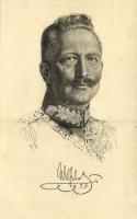 Wilhelm II, Deutscher Kaiser und König von Preussen / German Emperor and King of Prussia (tiny pinhole)