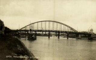 Győr, Rába részlet az új híddal