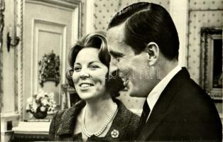 Queen Beatrix and Prince Claus of the Netherlands in Soestdijk Palace