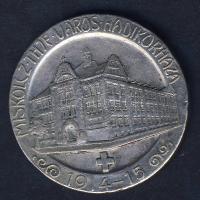 1914-15. "Miskolcz Város Hadikórháza" Ag emlékérem 19g T:2/3