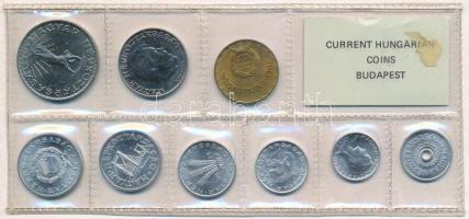 1971. 2f-10Ft (9xklf) érmés forgalmi sor fóliatokban T:1 Adamo FO4