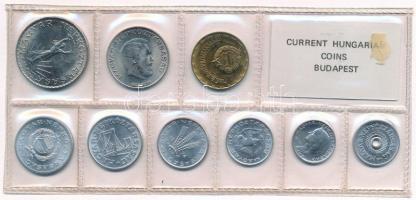 1974. 2f-10Ft (9xklf) érmés forgalmi sor fóliatokban T:1 Adamo FO7