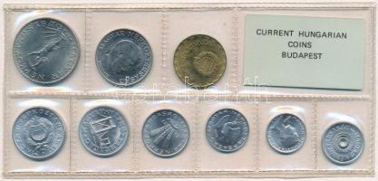 1982. 2f-10Ft (9xklf) érmés forgalmi sor fóliatokban T:1 Adamo FO15