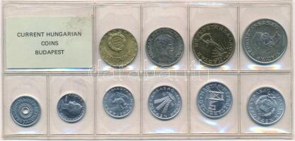 1985. 2f-20Ft (10xklf) érmés forgalmi sor fóliatokban T:1 Adamo FO18