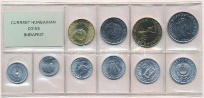 1988. 2f-20Ft (10xklf) érmés forgalmi sor fóliatokban T:1 Adamo FO21