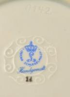 3 db kézzel festett porcelán tételben