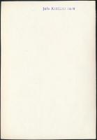 cca 1932 Kinszki Imre (1901-1945) budapesti fotóművész pecséttel jelzett vintage fotóművészeti alkot...