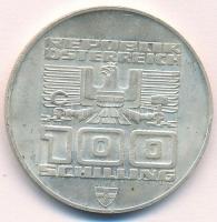 Ausztria 1976. 100Sch Ag "Téli Olimpia Innsbruck" T:1- Austria 1976. 100 Schilling "W...