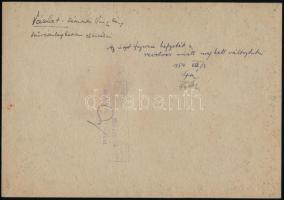 Olvashatatlan jelzéssel: 1954 Öttusa világbajnokság. Plakát terv. Akvarell. Szerkesztői feljegyzések...