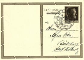 Adolf Hitler. NSDAP German Nazi Party propaganda, swastika + "1939 50. Geburtstag des Führers. ...