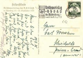 1939 Reichsparteitag Nürnberg. Festpostkarte. Reichsparteitag der NSDAP / Nuremberg Rally. NSDAP Ger...