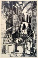 Németh Lajos: Kondor Béla. Tizenhét rézkarc. A bevezető tanulmányt Németh Lajos írta. Bp.,1980, Corv...