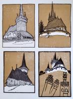 Székely András: Kós Károly. Bp., 1979, Corvina, Offset és Játékkártya Nyomda, 12 p+12 t.. Kós Károly...