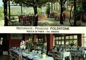 Rocca di Papa, Ristorante-Pensione Polentone / hotel and restaurant, advertisement (14,8 cm x 10,3 cm)