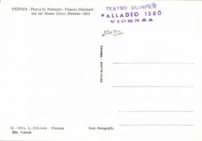 Vicenza, Piazza G. Matteotti, Palazzo Chiericati ora del Museo Civico / palace, museum, automobile +...