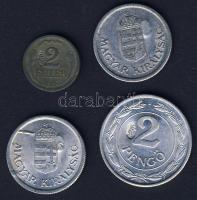 1941-43. 2f (1x) + 1P (2x) + 2P (1x) "Koronás-címeres" ellenjeggyel T:2/3,3 Összesen 4klf ...